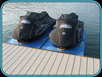 Hydrohoist jetski air lifts